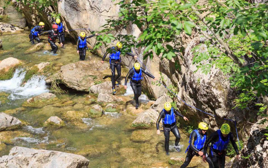 Cetina Canyoning Kroatien