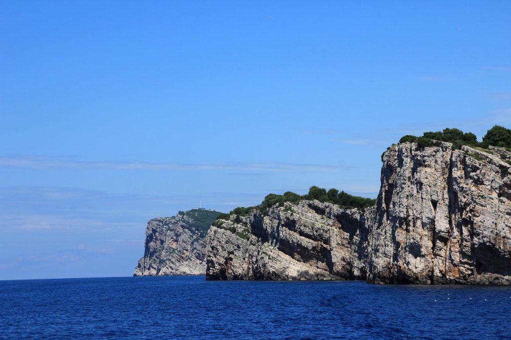 Kletterfelsen in Kroatien