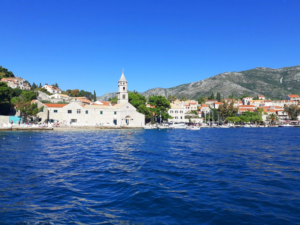 Cavtat vom Wasser aus