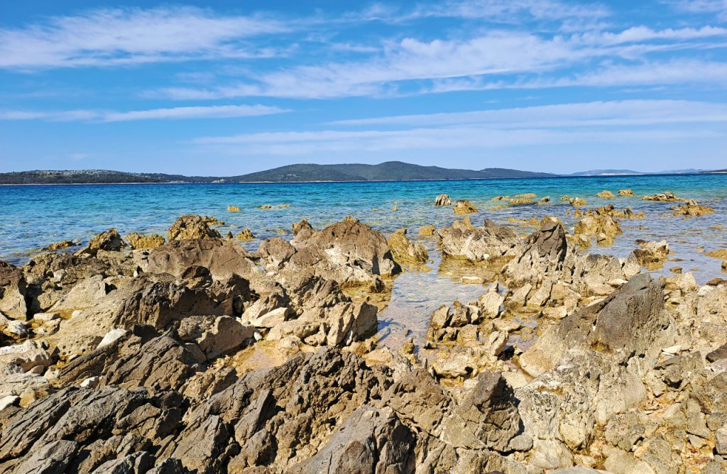 Felsenstrand in Dalmatien