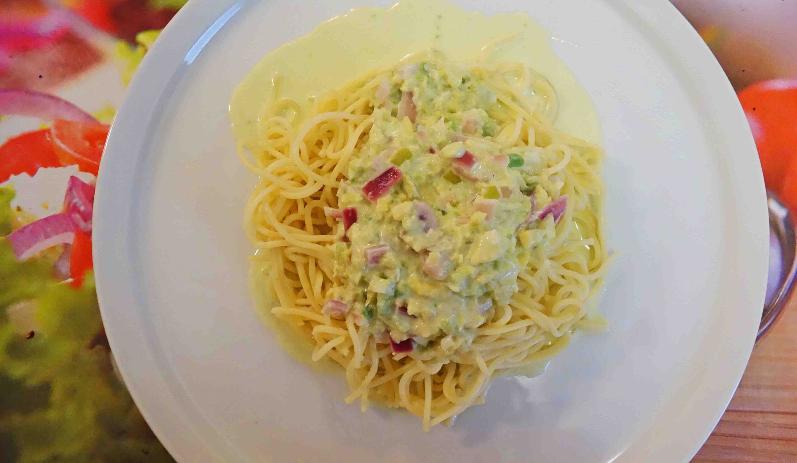 Spaghetti mit Avocado