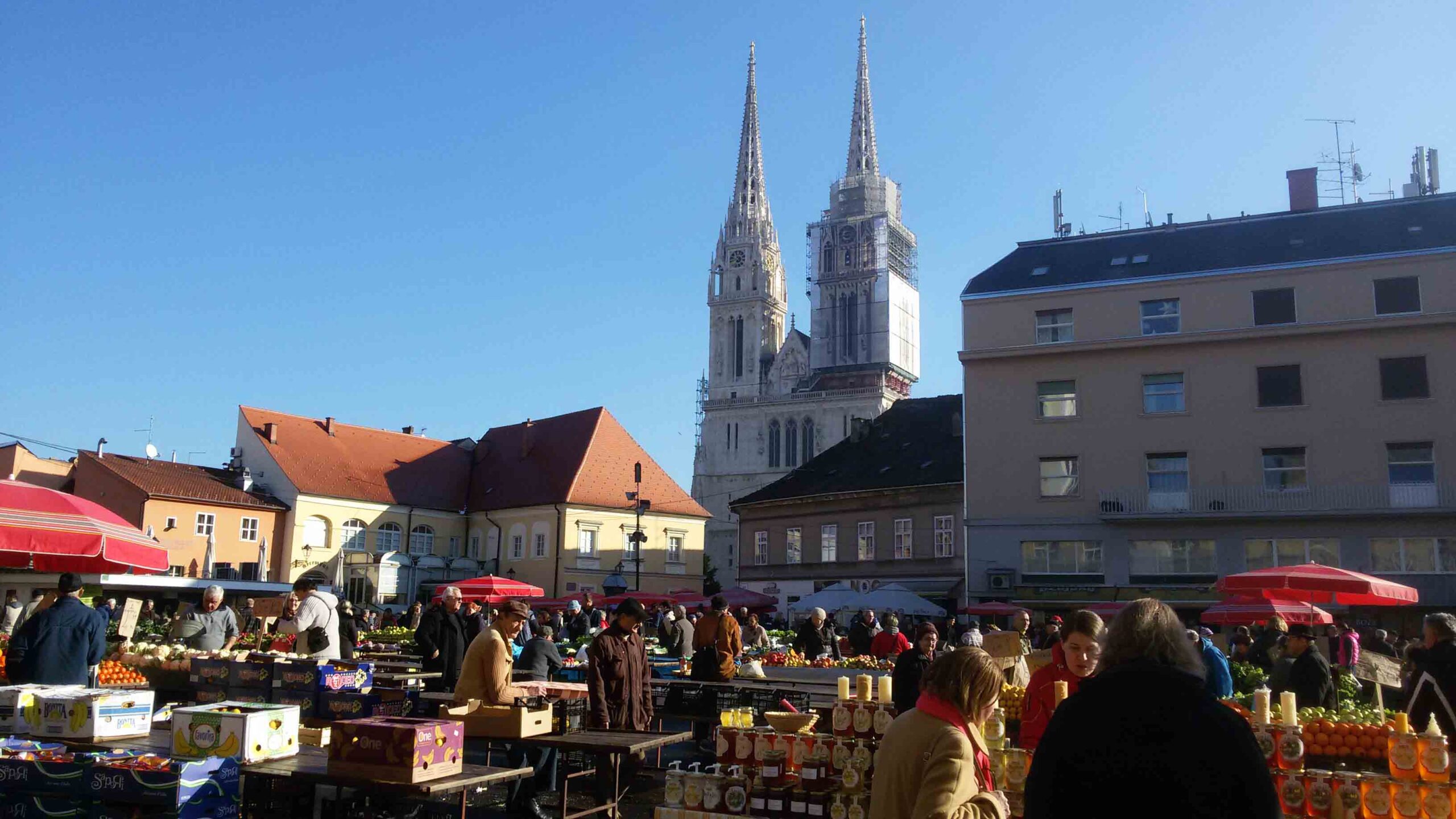 Markt Dolac in Zagreb